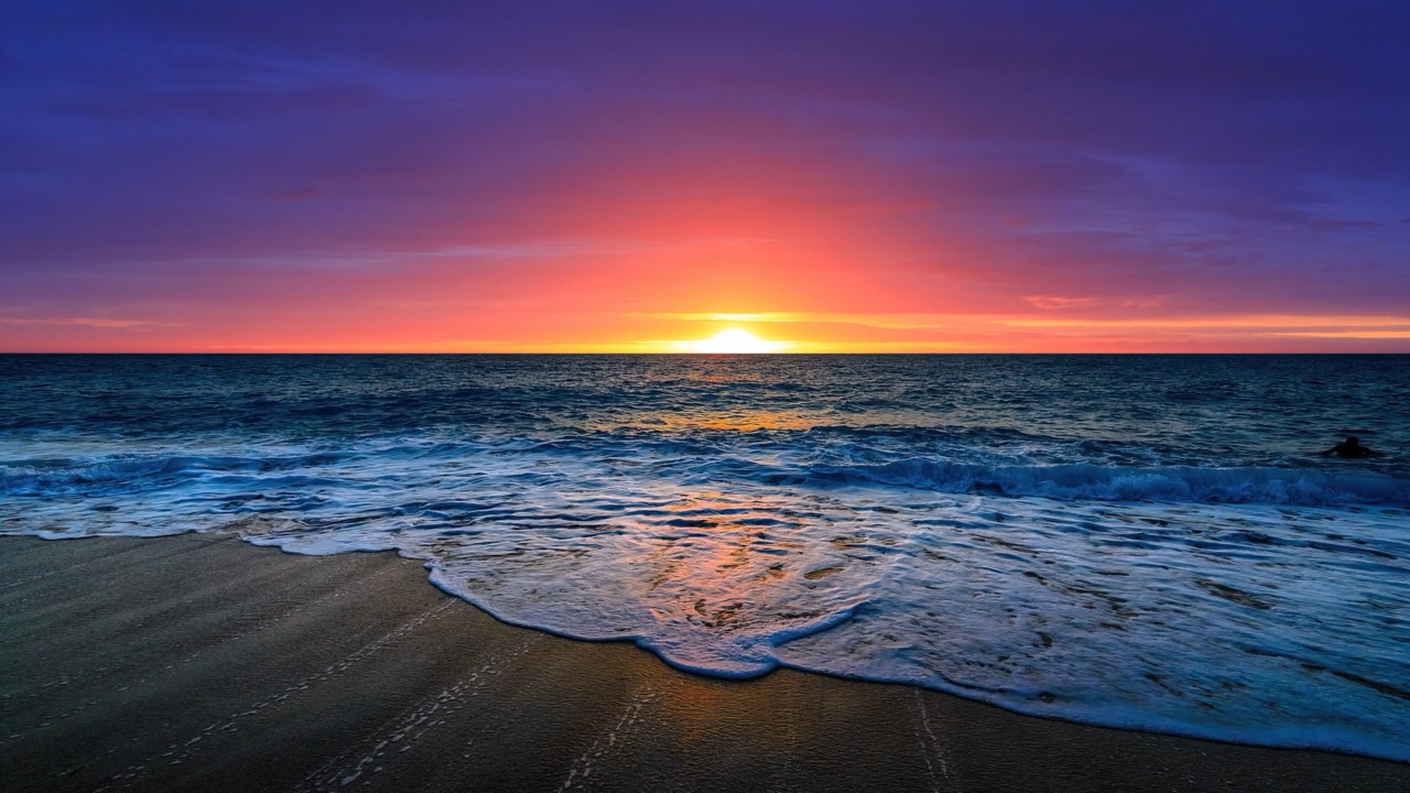 Golden hour desktop wallpaper